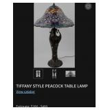 S2 - BEAUTIFUL STAINED GLASS LAMP (H10)