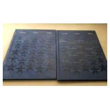 S2 - TWO HARDBOUND STAMP COLLECTOR BOOKS (H141)