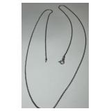 STERLING SILVER  24INCH CHAIN 4.40GRS
