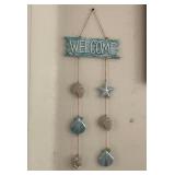 S2 - WELCOME SHELL WALL HANGING (R103)
