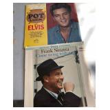 S2 - ELVIS & FRANK SINATRA VINYL RECORDS (G62)