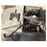 S2 - CRATES OF HAND TOOLS, CHAINS & MORE (G85)
