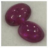 3.75CT CABOCHON RUBY GEMSTONES