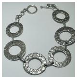 STERLING SILVER 8 INCH BRACELET 20.80GRS