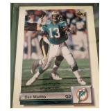 S2 - DAN MARINO PLAQUE & CARDS, JOE MONTANA CARD