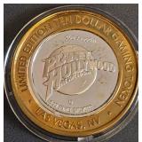 $10 - .999 FINE SILVER GAMING TOKEN (3)