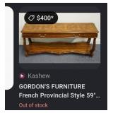 S2 - ELEGANT WOOD CONSOLE TABLE (L102)