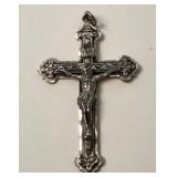 S2 - STERLING SILVER CROSS PENDANT 5.1 GRAMS(H239)