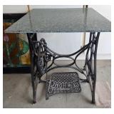 S2 - CAST IRON TREADLE SEWING MACHINE BASE