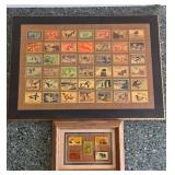 S2 - COLLECTION OF STAMPS FRAMED (G47)