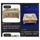 S2 - CAPODIMONTE TREASURE BOX (L137)