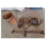 S2 - VINTAGE PRIMITIVE FARM & HARDWARE ITEMS (G105