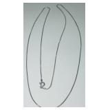 STERLING SILVER 30INCH BOX CHAIN 4.30GRS