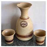 S2 - WINE DECANTER WITH TWO CUPS (G24)