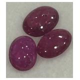 2.71CT CABOCHON RUBY GEMSTONES