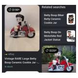 S2 - BETTY BOOP MOTORCYCLE FIGURINE (L36)