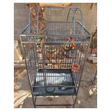 S2 - VINTAGE OUTDOOR BIRD CAGE
