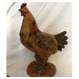 S2 - RUSTIC DECORATIVE ROOSTER FIGURE (L86)