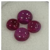 3.88CT CABOCHON RUBY GEMSTONES