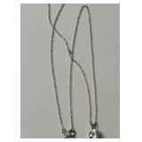 S2 - STERLING SILVER PENDANT NECKLACE 1.6GR (H250)