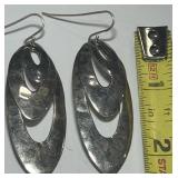 STERLING SILVER EARRINGS 9.20GRS
