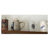S2 - LOT OF FOUR COLLECTIBLE STEINS (M110)