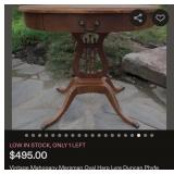 S2 - VINTAGE DUNCAN PHYFE-STYLE  ACCENT TABLE