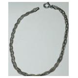 STERLING SILVER 7INCH BRACELET 2.00GRS