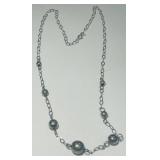 STERLING SILVER 19INCH NECKLACE 5.70GRS