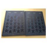 S2 - TWO HARDBOUND STAMP COLLECTOR BOOKS (H124)