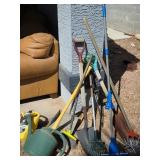 S2 - LOT OF YARD MAINTENANCE TOOLS, WATERING CAN
