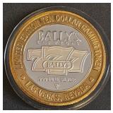 $10 - .999 FINE SILVER GAMING TOKEN (9)