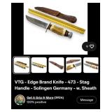 S2 - VINTAGE HUNTING KNIFE SHEATH (L221)