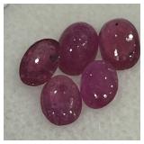 2.63CT CABOCHON RUBY GEMSTONES
