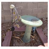 S2 - BIRD BATH, YARD STATUARY, PAVERS