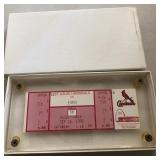 S2 - VINTAGE CARDINALS BASEBALL TICKET (H120)