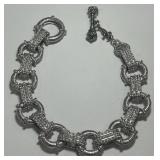 STERLING SILVER 8INCH BRACELET 50.80GRS