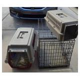 S2 - THREE PET CRATES/ CARRIERS (G111)