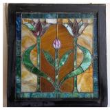 S2 - FRAMED STAINED GLASS ARTWORK (G41)