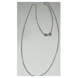 STERLING SILVER 20INCH BOX CHAIN 2.00GRS