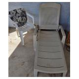 S2 - PATIO CHASE LOUNGE & SIDE CHAIR