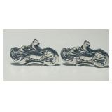STERLING SILVER CUFF LINKS 14.00GRS