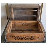 S2 - TWO VINTAGE WOODEN CRATES (G31)
