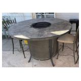 J2 - FIRE PIT TABLE WITH TWO CHAIRS