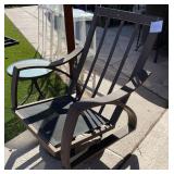 J2 - PATIO ARM CHAIR & SIDE TABLE