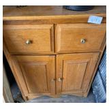 J2 - WOODEN CABINET WITH CONTENTS (G147)