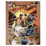 J2 - SUPERMAN VS MUHAMMED ALI COMIC PRINT 24X36"