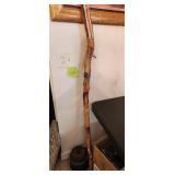 J2 - HAND-CRAFTED WOODEN WALKING STICK (F187)