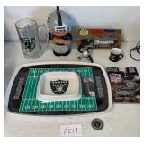 J2 - MIXED LOT OF RAIDERS COLLECTIBLES (L19)