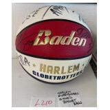 J2 - HARLEM GLOBETROTTERS SIGNED BASKETBALL (L210)